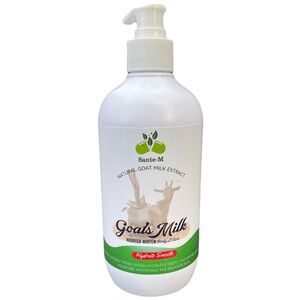 Natural Goat Milk Body Lotion with Almond Oil, Softening and whitening skin